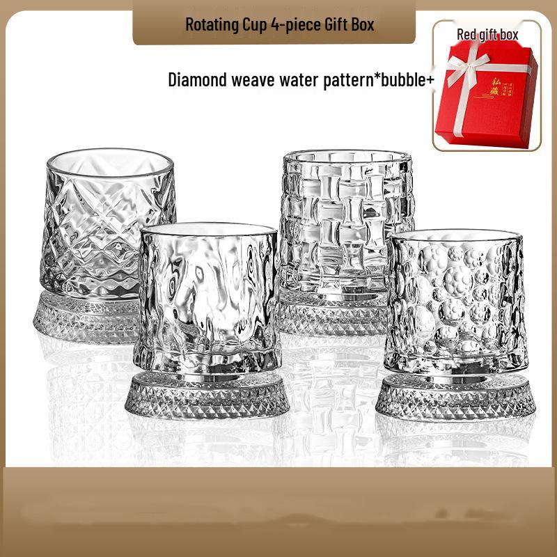 

Colored Glass Whiskey Tumblers Gift Set (4-Pack)