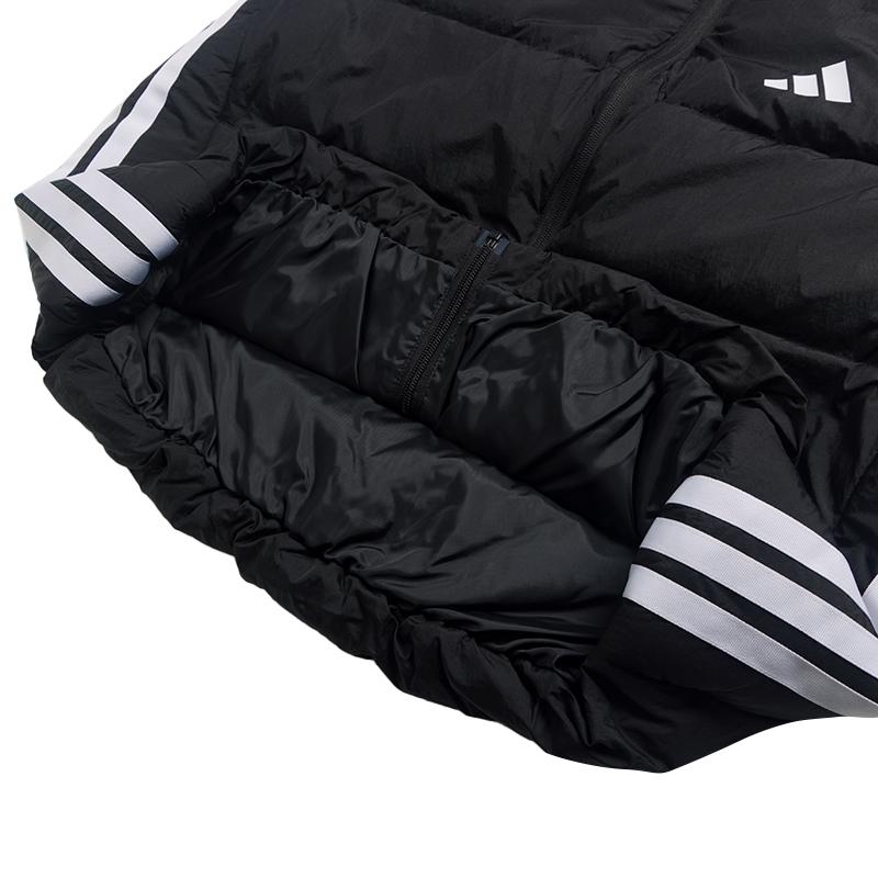 adidas Essentials 3-Stripes Puf D V Brand Logo Sports Casual Duck Down Warm Sleeveless Vest Men Vest Black KH3991