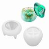 Silicone Jewelry Storage Box Mold 3D Candle Jar Mold Reusable Plaster Mold Home Decor