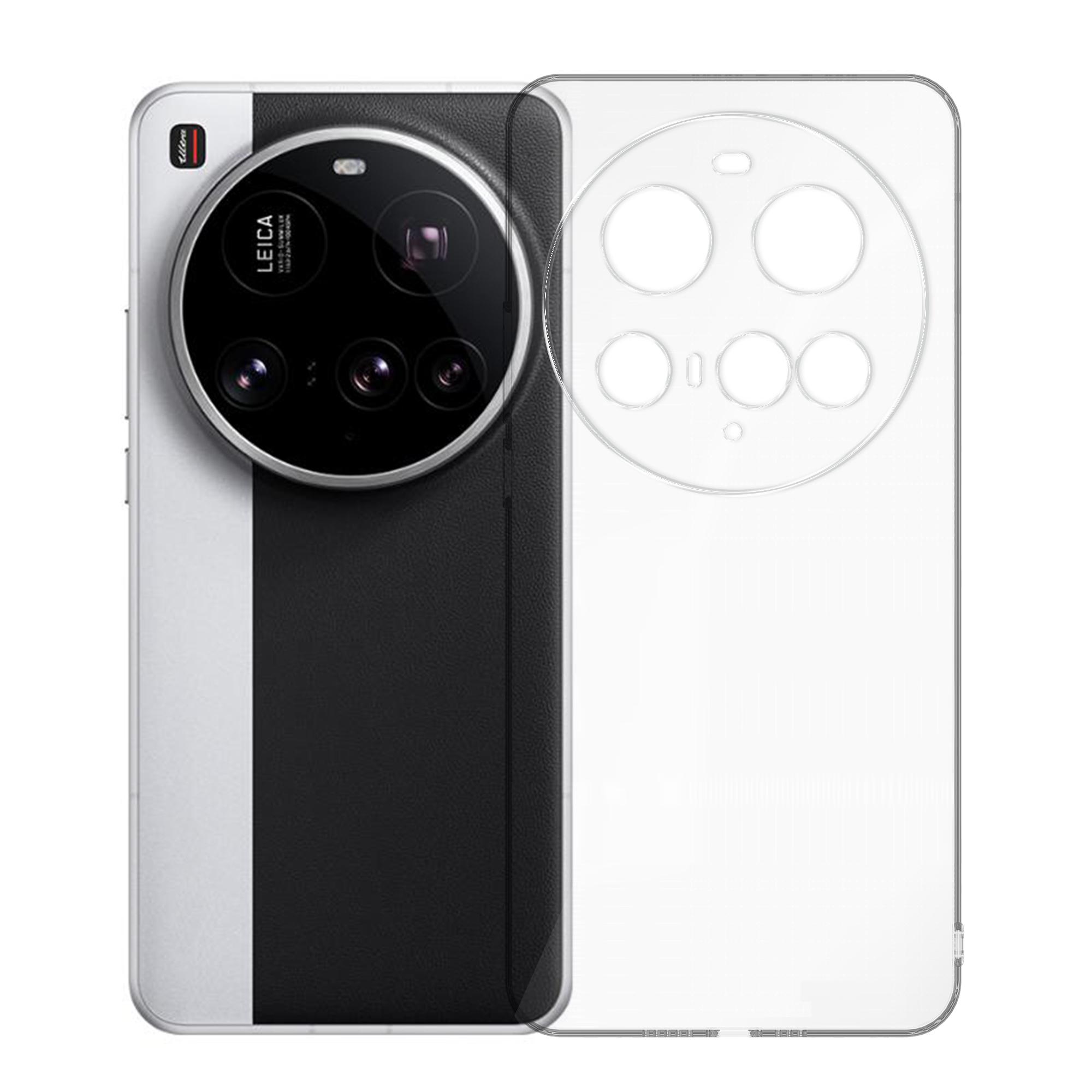 

KALEBOL For Xiaomi 15 Ultra Clear Case 1.5mm Thickened TPU Shockproof Phone Cover As Shown A