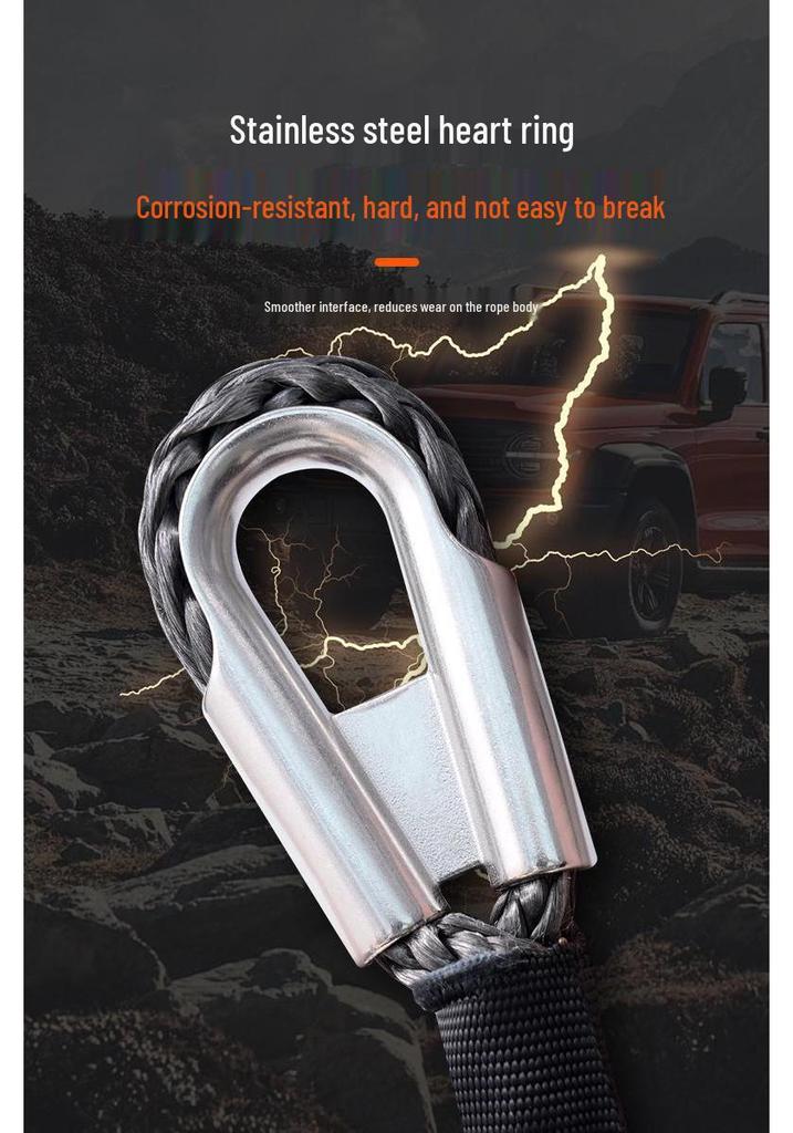 Heavy-Duty Off-Road Emergency Tow Rope