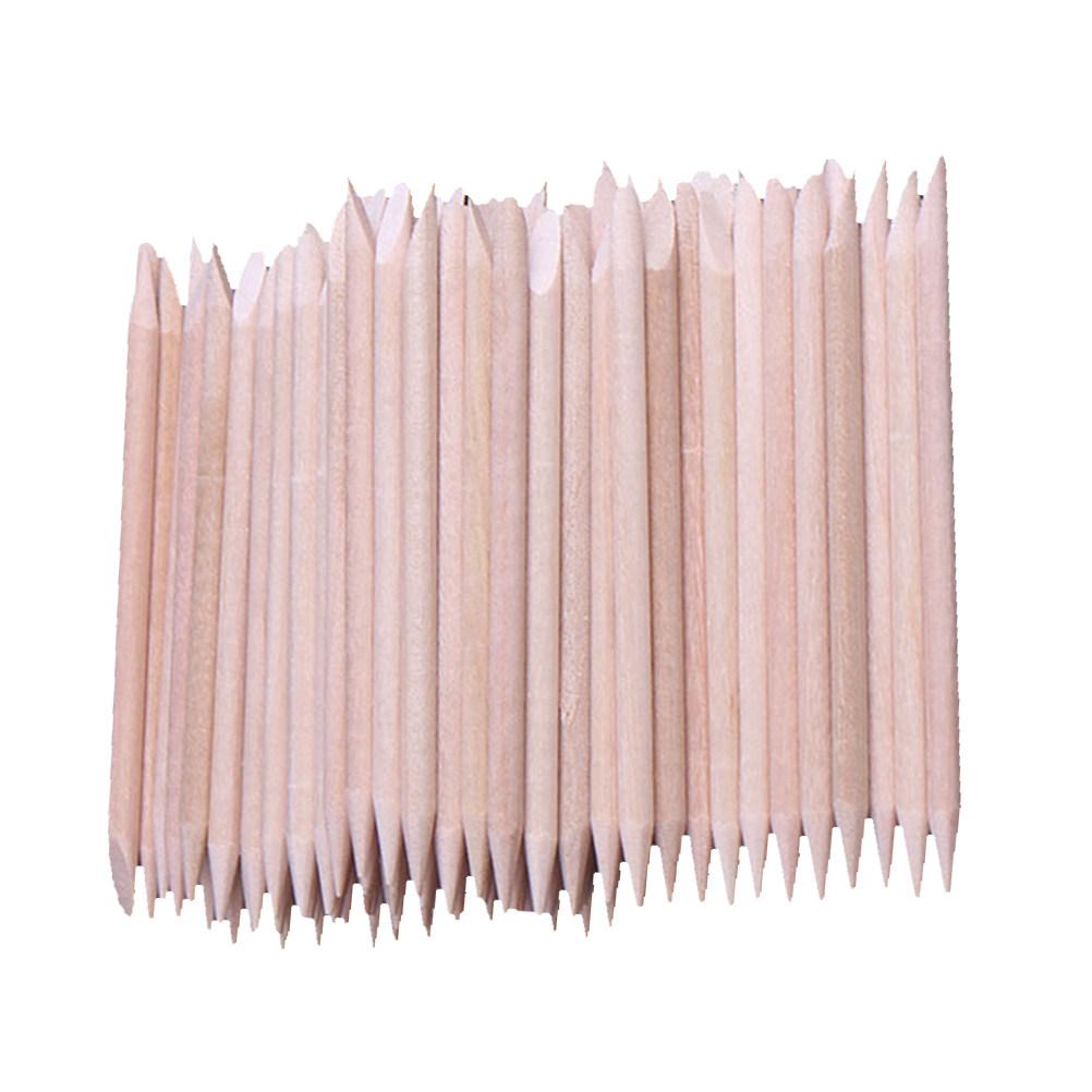 500Pcs Wooden Waxing Sticks for Eyebrow Bikini Hair Removal Smooth Flat Surface Beauty Wood Nail Sticks Manicure Pedicure Tool