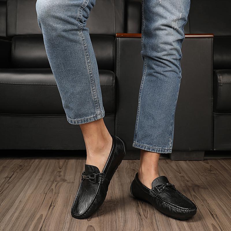 Мужская удобная деловая обувь из натуральной кожи — фото 2