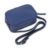 Shoulder Bag Durable PU Mini Shoulder Bag Women Casual Portable Shoulder Bag for Commuting Blue