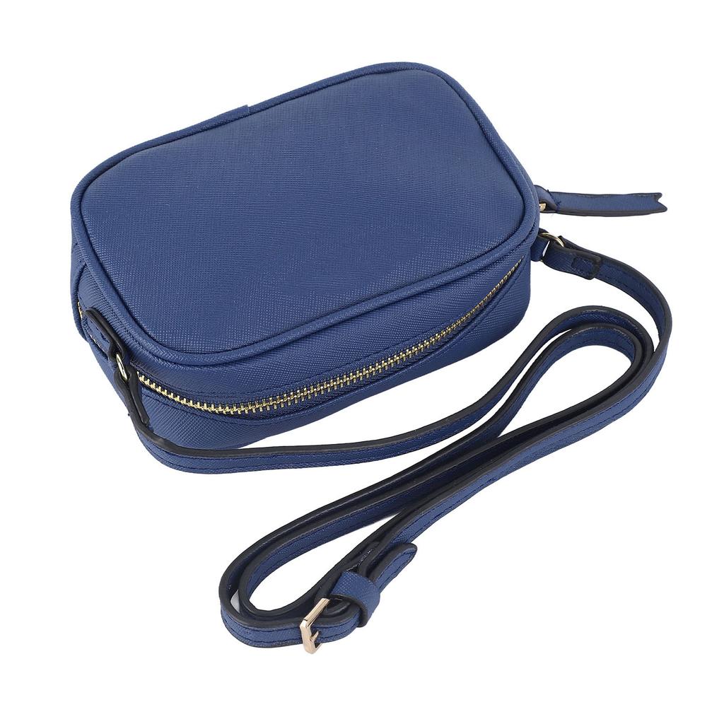 Shoulder Bag Durable PU Mini Shoulder Bag Women Casual Portable Shoulder Bag for Commuting Blue