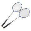 2Pcs Badminton Racket Carbon Alloy Ultra Light Sports Accessory for Training Competition