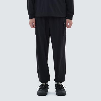 Syntech Woven Cargo Jogger Pants Black (S24MUSPT62)