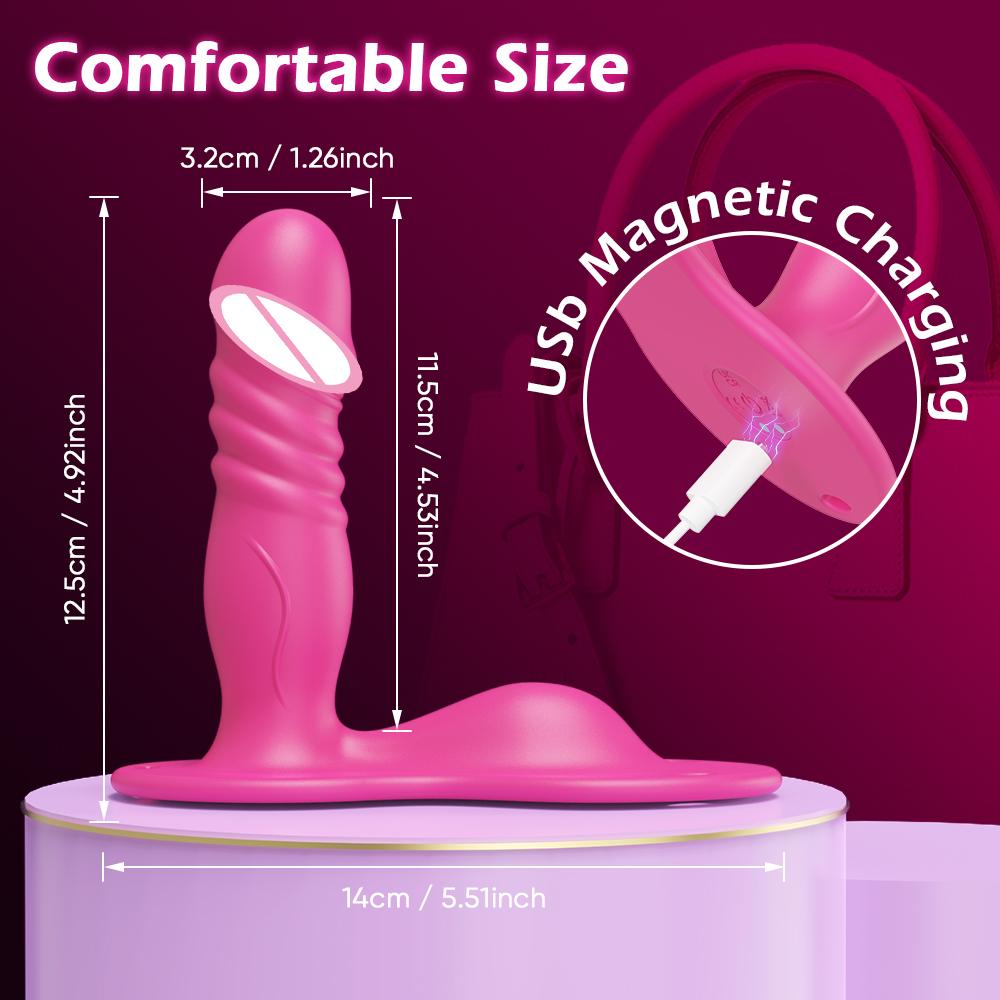 Strap On Wearable Dildo Sex Toy for Women Riding Grinding Thrusting Vibrator APP Control Adult Female Wearable G Spot Vibrator