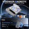 Matte Translucent TPU+PC Wireless Charge Armor Phone Case For Google Pixel 10 9 Pro XL 9A Alloy Bracket/Camera Len Protect Cover