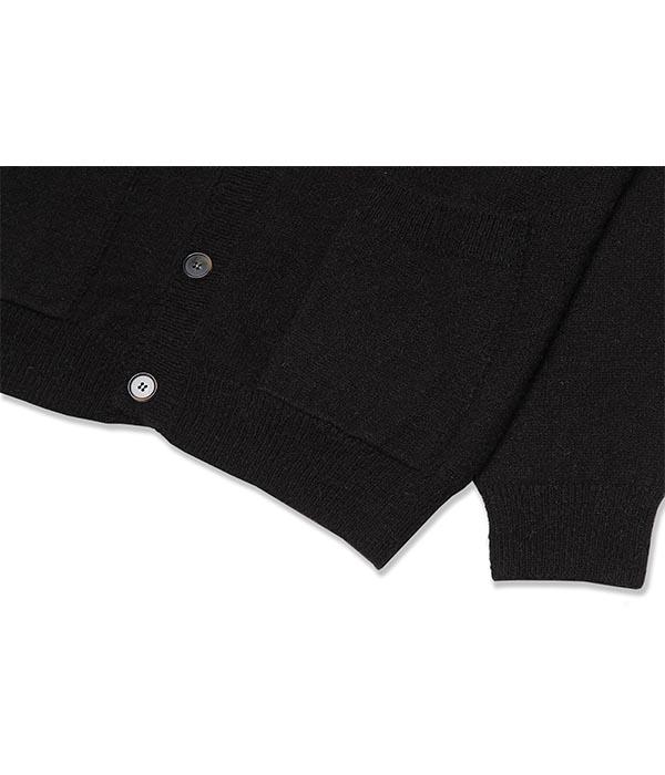 Youthbath Alpaca Basic Cardigan_Black