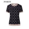 Ports Women's Autumn Short Sleeve Knit Top