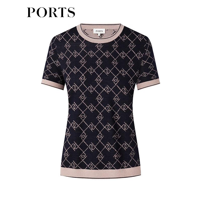 Ports Women's Autumn Short Sleeve Knit Top