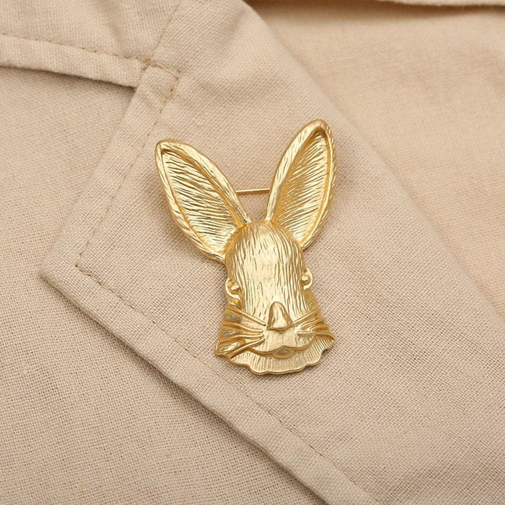 Pins New Year Brooches Chinese Style Brooches Rabbit Brooches Metal Brooches Badges Pin Korean Pin