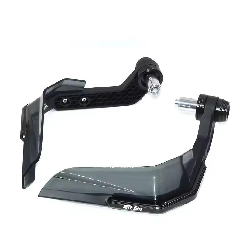 

For KAWASAKI ER6N ER6F ER-6N ER-6F 2006-2016 Motorcycle Handguard Shield Hand Guard Protector Windshield чёрный