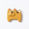 18K Gold Stainless Steel Cat Pendant - Durable & Color-Retaining DIY Accessory