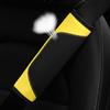 3D breathable skin-feel PU leather safety belt shoulder cover for safety belt, automotive accessory for women