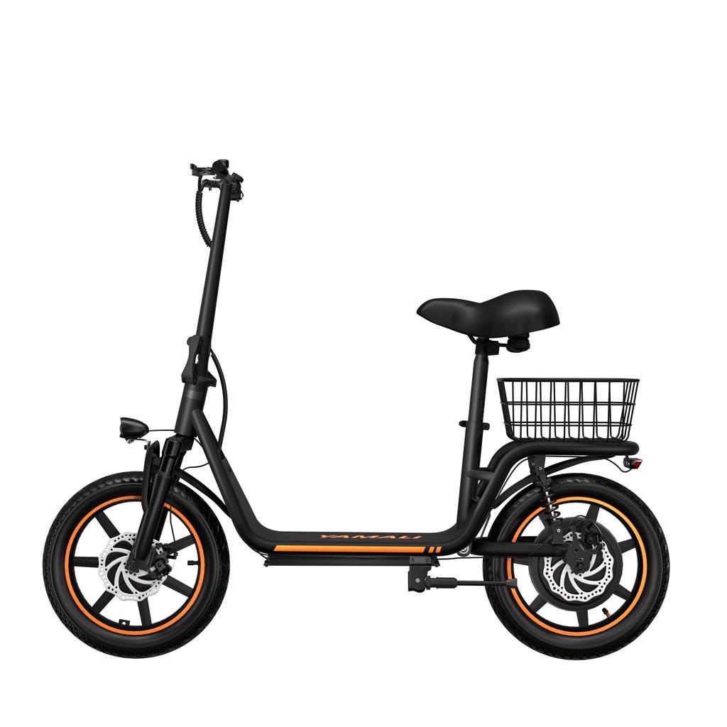 YAMALI X14 City Electric Scooter With Rear Frame 350W Motor 36V16AH Battery 14 Inch Multi Terrain Tires Outdoor Riding E-Scooter For Adult