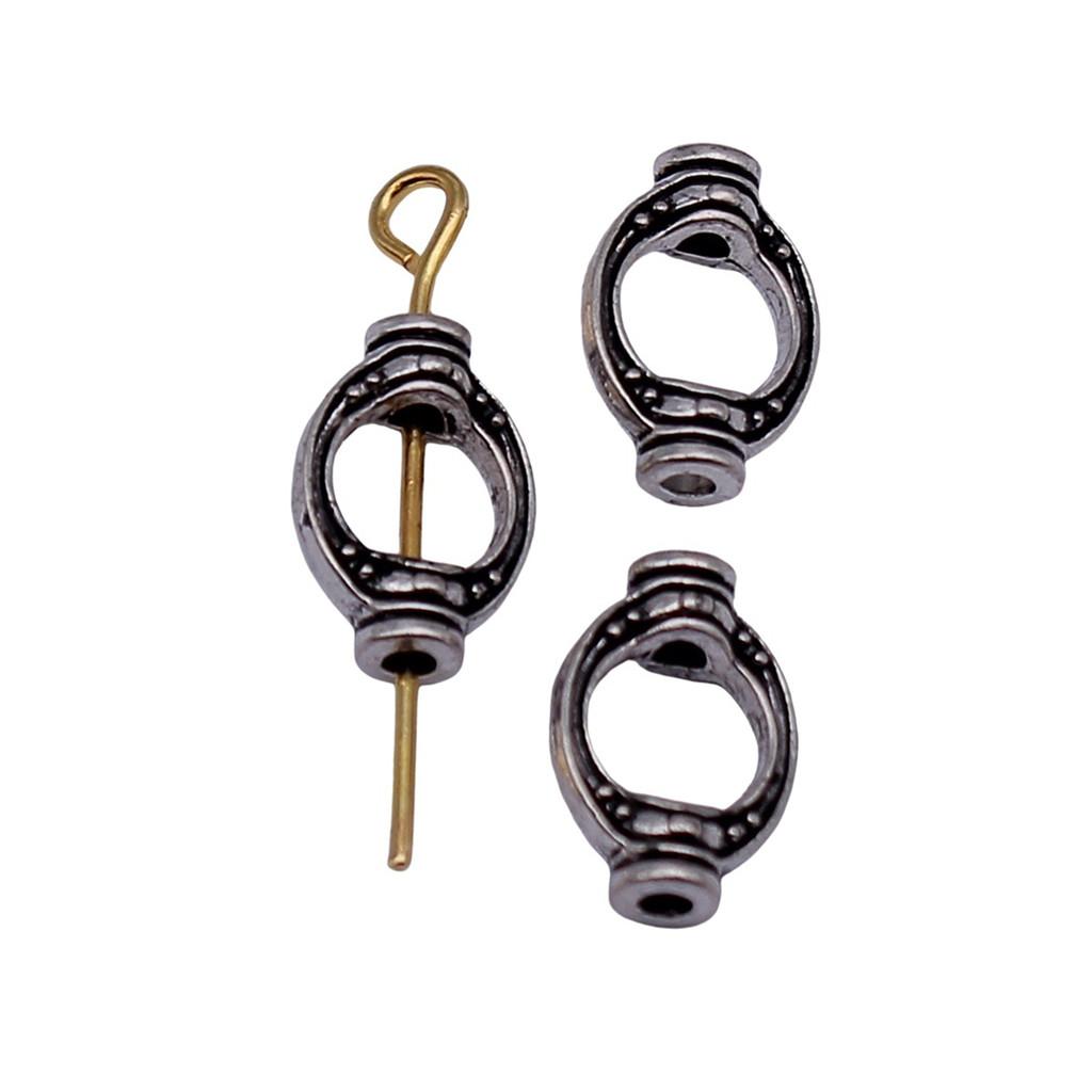 Openwork Beads Mini Hole Geometric Frames For Minimalist Jewelry Components