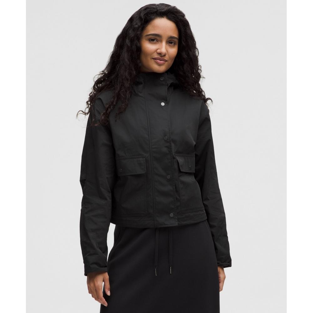 

Lululemon Cropped Utility Windbreaker Black XXXS
