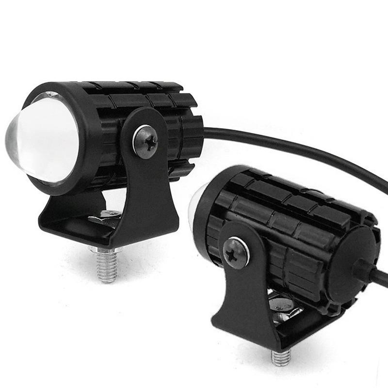 Led Motorcycle Spotlight With Switch Super Bright Motorcycle Led Explorers Headlight Projector Fisheye Lens Led Moto Fog