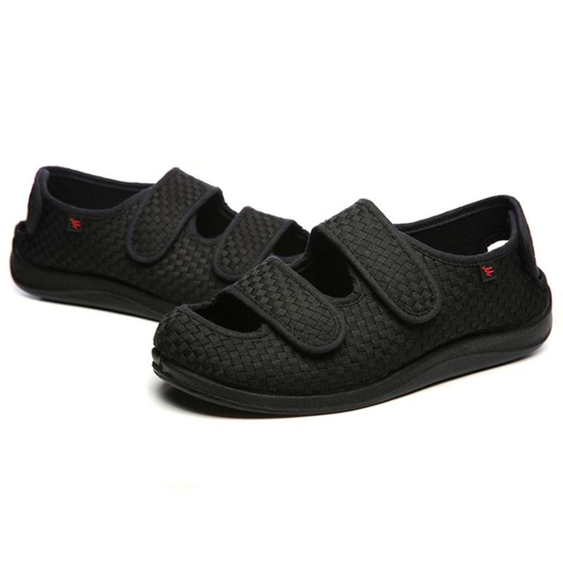 Summer Men's Or Women's Comfortable Diabetes Shoes Foot Enlargement Code Magic Stick Overturns Middle-Aged And Elderly Sandals