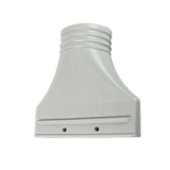Flache Basis Auspuffadapter Klimaanlagenschlauchadapter, AC-Fensterdichtung Lüftungsset Nicht-permanent für Drehflügel Dachfenster, 100mm Anschluss Tragbar