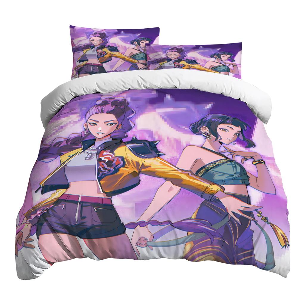 Christmas Decoration Printed Duvet Cover, Ultra Soft Brushed Microfiber Bed Comfort Set