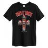 Amplified Unisex tričko pro dospělé s vánoční čepicí Guns N Roses