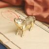 Exquisite Mini Pig Sculpture Cute Miniature Pig Statue Solid Brass Pig Figurines  Home Office Decor