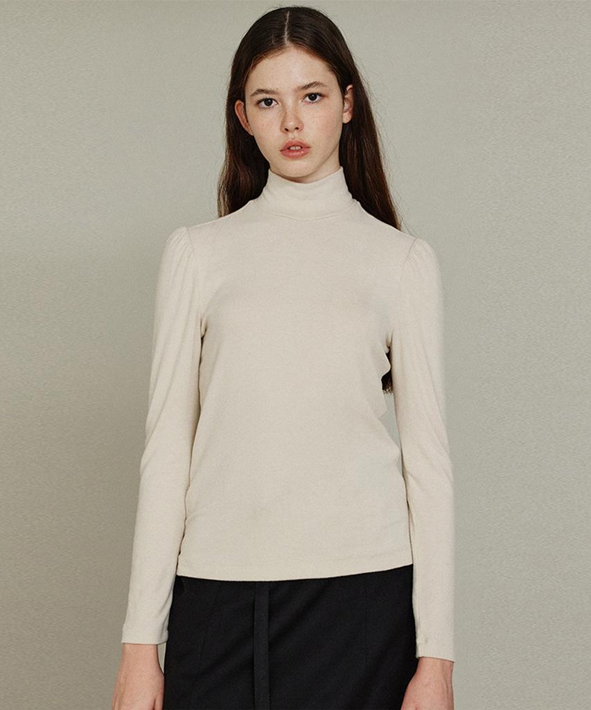 ITOV SEOUL Shirred High-Neck Top Cm