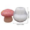 Silicone Candle Molds Resin Epoxy Molds Handmade Art Supplies Mushroom Shape Candle Holder Molds Silicone Texture