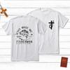 2026 Summer New Jesus Made Me A Fisherman Men's T-shirt, High-quality and Fashionable Round-neck Printed for Both Men and Women