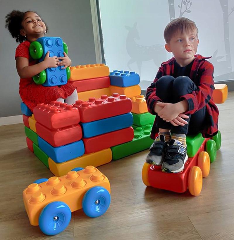Marioinex Mega Bricks + Creative Wheels