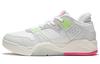 Slip Resistant Abrasion Resistant Cushioning Low Top Vintage Basketball Shoes Women's Gray Green Red AGBS032-3