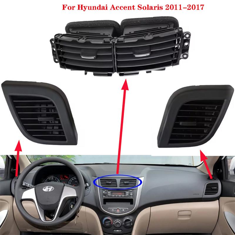 for Hyundai Solaris Accent 2011-2017 Center Air Duct Vent Assy 974101R200 974101R2004X