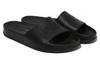 Men's Slippers FILA Slick Slide Rubber Sole Slide Slippers Unisex Black Korean Style