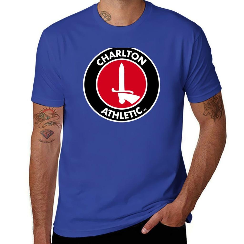 The Charlton Athletic F.C.. Tričko prosté celní estetické oblečení pánská grafická trička anime