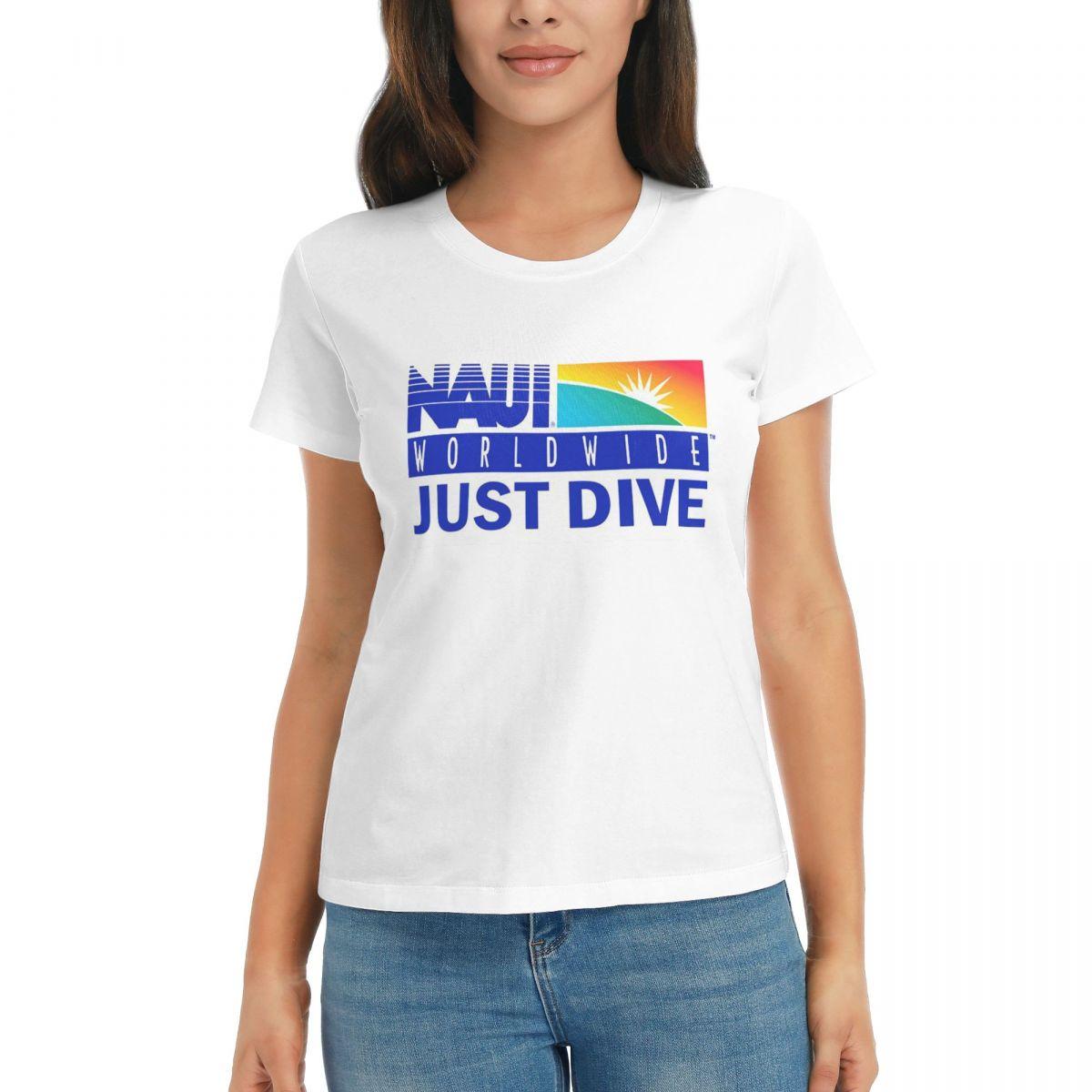 

Women TShirt NAUI The Difinition Of Diving Summer Short Sleeve Tees Round Neck Cotton T Shirts Clothes Tops Streetwear S