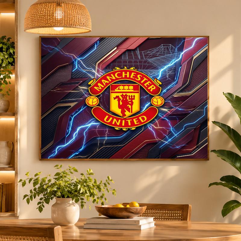 5D Diamond Painting Manchester United DIY Full Drill Diamond Art Kit Home Decoration