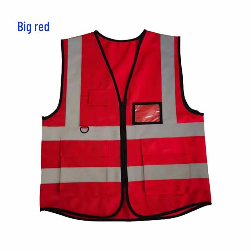 13-Color Functional Multi-Pocket Reflective Safety Vest