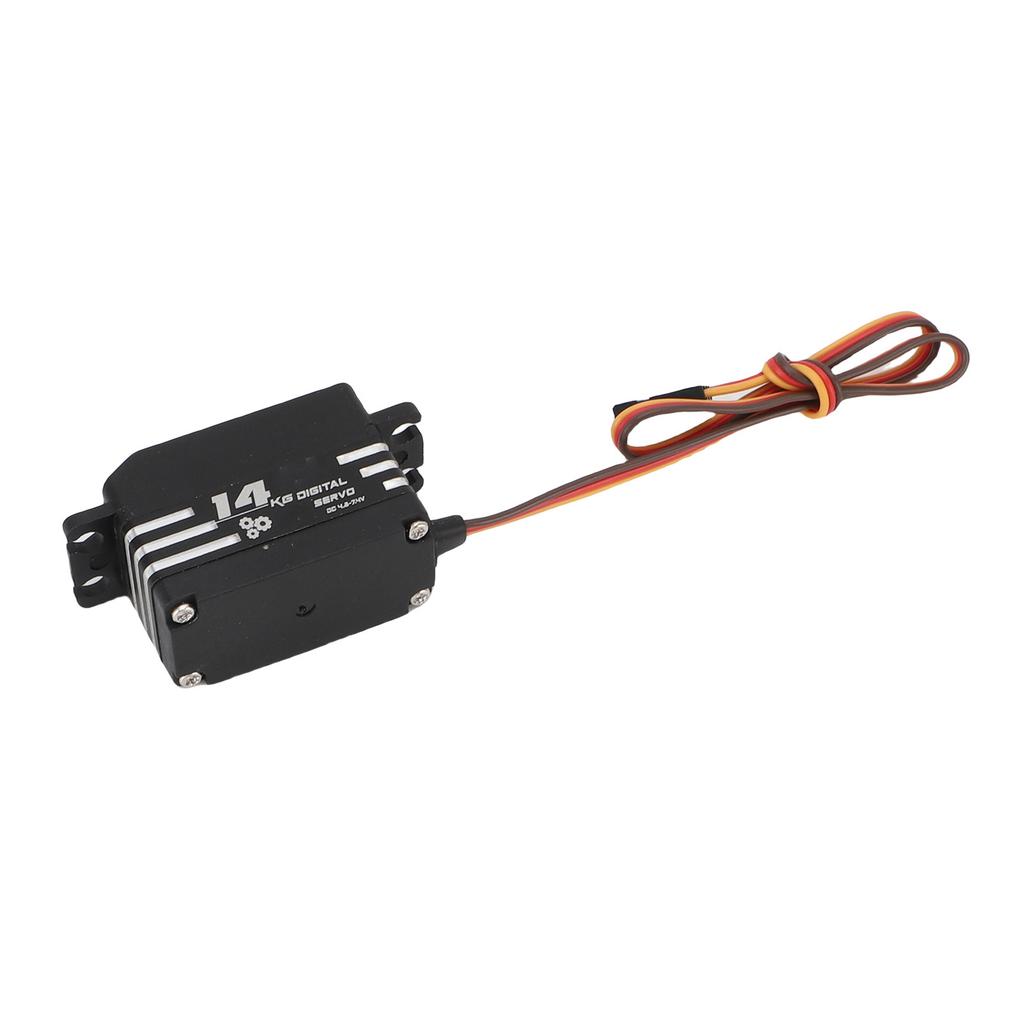 Digital Servo Motor 180 degrees  Rotation 14KG High Speed Torsion Servo Motor for RC Car Truck Crawler Boat Robot