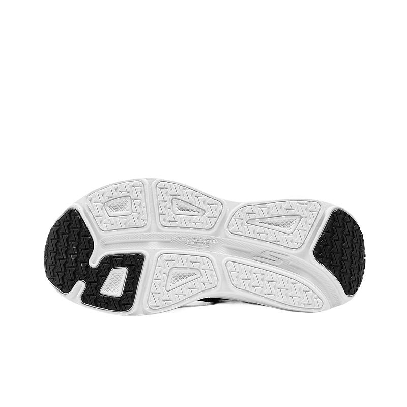 Skechers Go Series Comfortable Breathable Low Top Running Shoes Women Sneakers Black White 129473-BKW