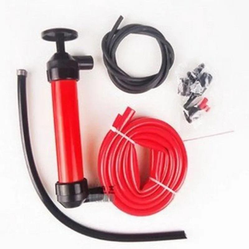 

1Set Pumping Oil and Gas with Siphon Pipe to Transport Manual Pump Oil Liquid Water Chemical Delivery Pump Hand Pump Car Modelin