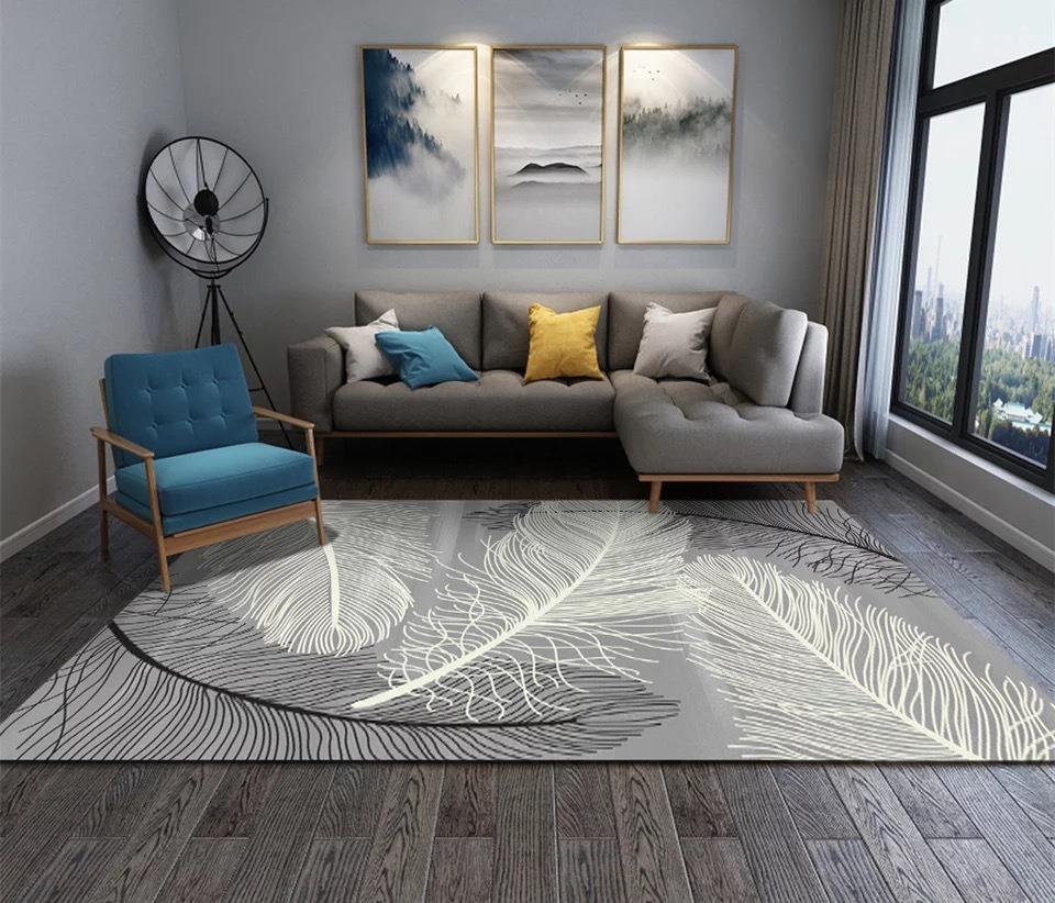 Geometric Abstraction Pattern Carpet Living Room Decoration Hallway Large Size Decor Rugs Bedroom Home Hotel Floor Mat Washable