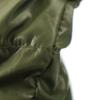 DUVETICA ADHARA Down Jacket 38 Khaki With Raccoon Fur Women Used