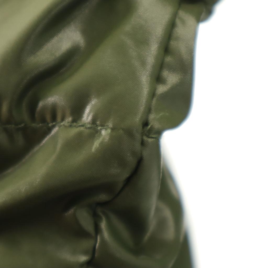 DUVETICA ADHARA Down Jacket 38 Khaki With Raccoon Fur Women Used