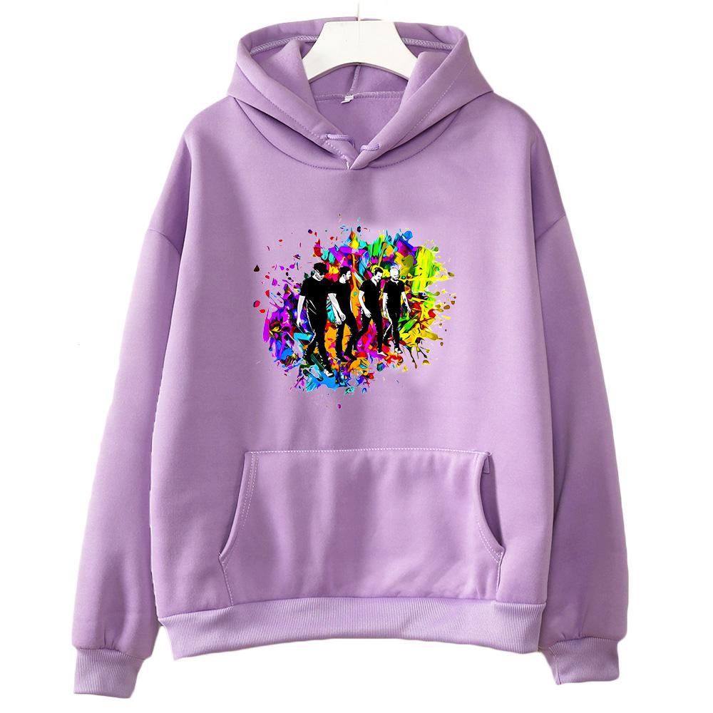 Mikiny Coldplay Band Tour s grafickým potiskem Hip Hop Pohodlná mikina s dlouhým rukávem Gotické oblečení Sudaderas Grunge Mikina