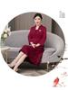 YQWL5656 Autumn/Winter 2025 Slimming Mother-in-Law Wedding Toast Dress - Elegant and Youthful Style