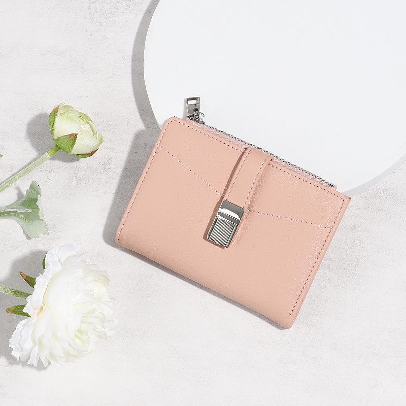 

Дизайн новый Xia Xiaoxiao свежий демагнетизирующий противоугонный складной кошелек для мелочи сумка для студенческого билета короткий кошелек женский нишевый