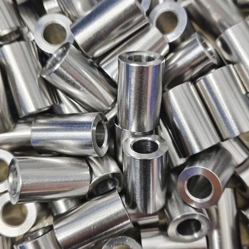 1-2 szt. M8 Stal nierdzewna 304 Podkładka tulejowa Średnica zewnętrzna 18 mm 22 mm Metalowa uszczelka Okrągły pusty niegwintowany dystansor tulejowy